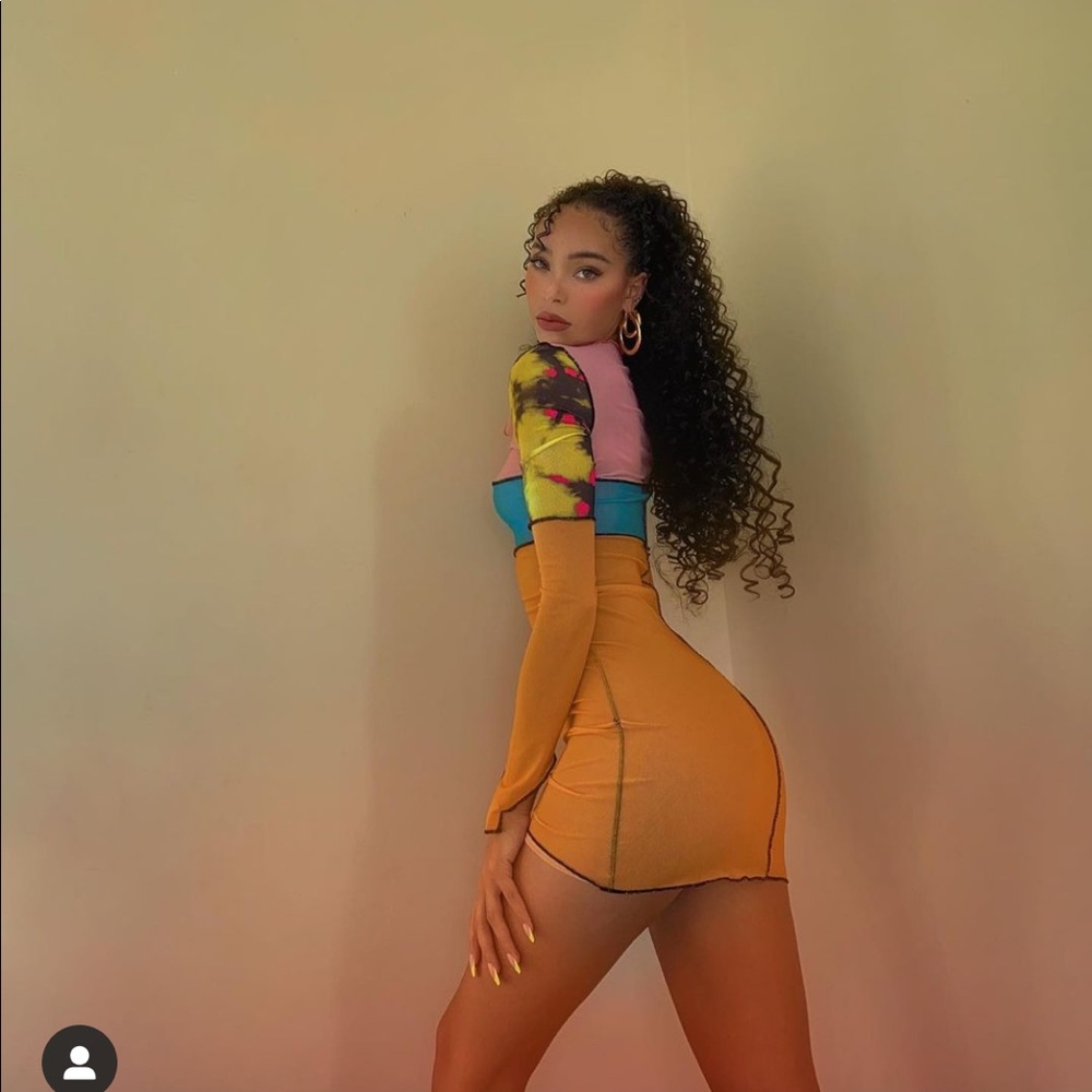 Multi colored dress